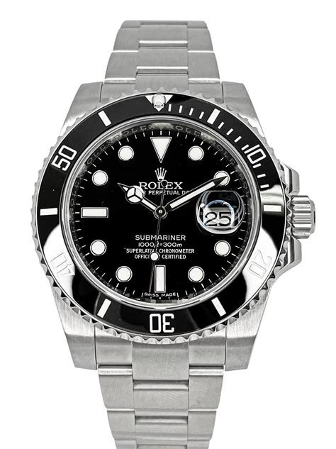 rolex submariner ss black dial|rolex submariner black dial price.